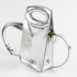 Madewell Silver Toggle Phone Bag